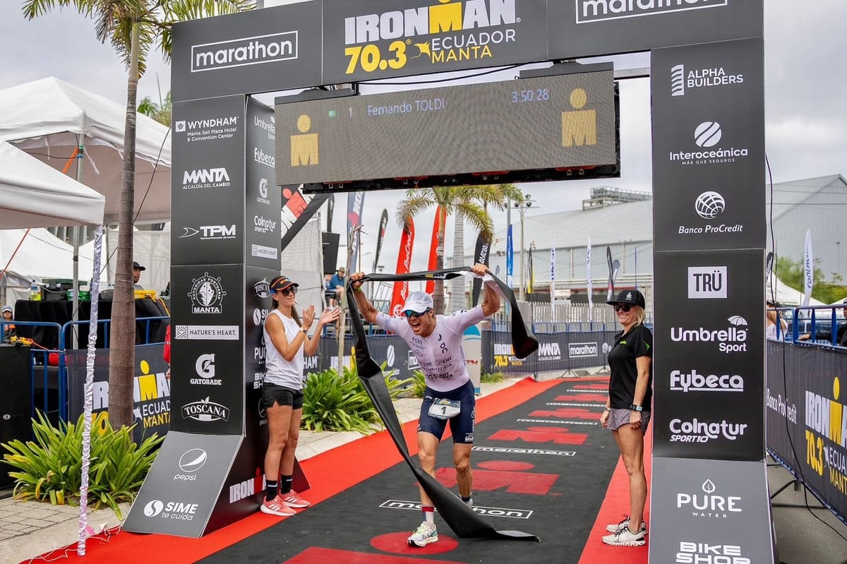 Toldi vence o IM 70.3 Equador de olho no IM Vitoria-Gasteiz