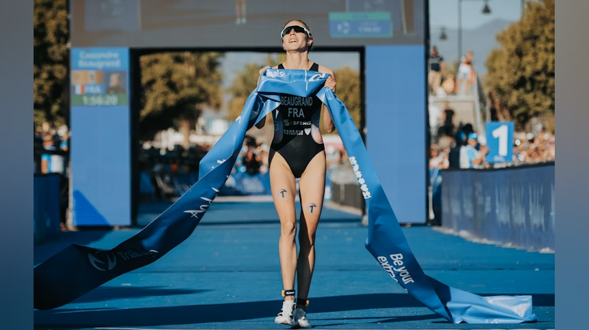 Cassandre Beaugrand conquista inédito mundial na Espanha